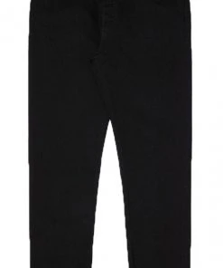 Edwin 'Made in Japan' Slim Tapered Purple x White Kaihara Selvage Jeans (Black Rinsed)