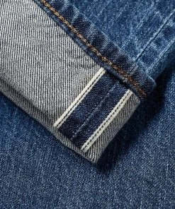 Edwin Regular Tapered Jeans - Made In Japan - Blue Mid Used L32