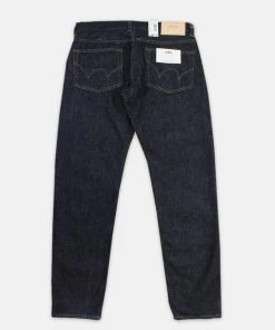 Edwin Regular Tapered Kaihara Jeans Indigo Blue X White Blue Rinsed