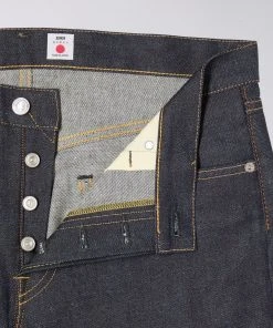 Edwin 'Made in Japan' Regular Tapered Kaihara Blue x White Selvage Jeans (Blue Unwashed) 10 Edwin 'Made in Japan' Regular Tapered Kaihara Blue x White Selvage Jeans (Blue Unwashed)