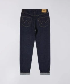 Edwin Loose Tapered Jeans Blue Rinsed Made In Japan