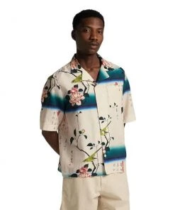 Edwin Hiroshige SS Shirt Natural Garment Washed