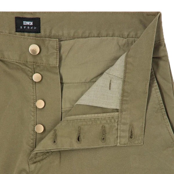Edwin Regular Chino Martini Olive 5 Edwin Regular Chino Martini Olive