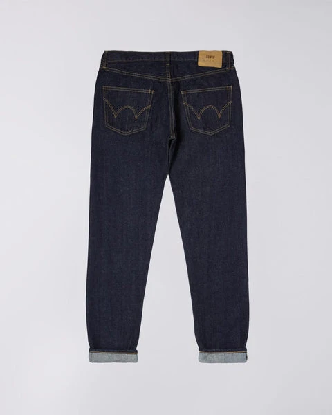 Edwin Regular Tapered Kurabo Jeans - Blue Rinsed 4 Edwin Regular Tapered Kurabo Jeans - Blue Rinsed
