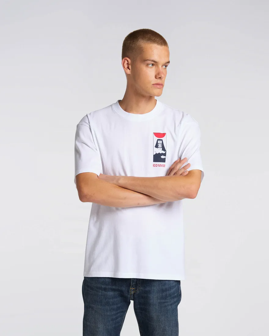 Edwin Cloudy T Shirt White 10 Edwin Cloudy T Shirt White