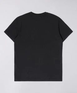 Edwin Black Logo Chest T Shirt