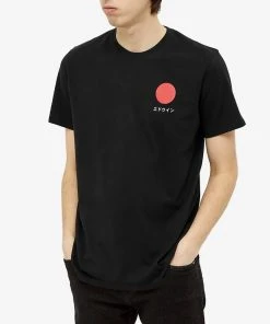 Edwin Japanese Sun Tee Black