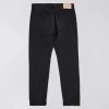 Edwin Regular Tapered Jeans Black Dark Used Made In Japan 1 Edwin Regular Tapered Jeans Black Dark Used Made In Japan