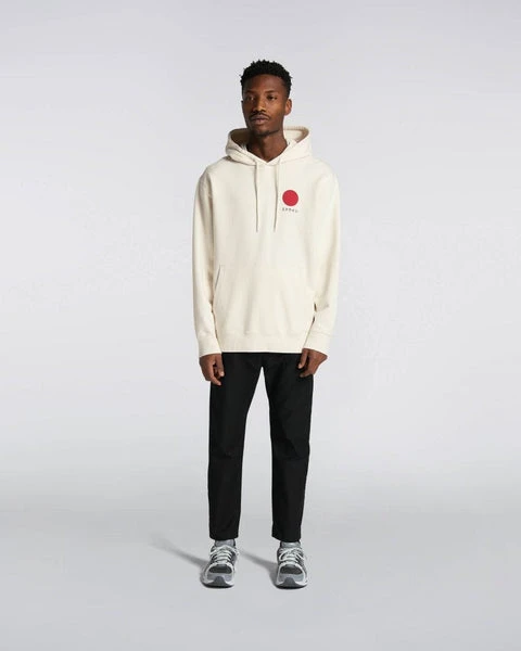 Edwin Japanese Sun Hoodie - White 4 Edwin Japanese Sun Hoodie - White