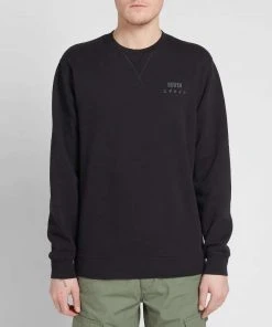 Edwin Base Crew Sweat Black