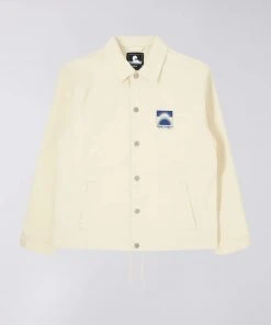 Edwin Kobe Coach Jacket Whisper White 15 Edwin Kobe Coach Jacket Whisper White