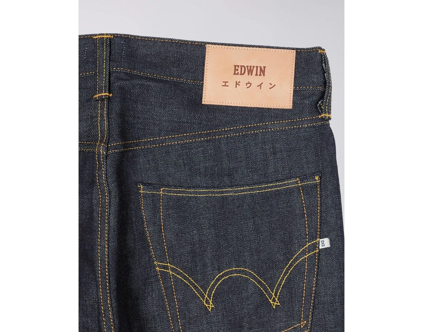 Edwin ED-47 Red Listed Selvage Denim - Blue Unwashed 8 Edwin ED-47 Red Listed Selvage Denim - Blue Unwashed