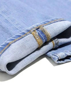 Edwin ED-80 Slim Tapered Jeans CS Power Blue Denim L32