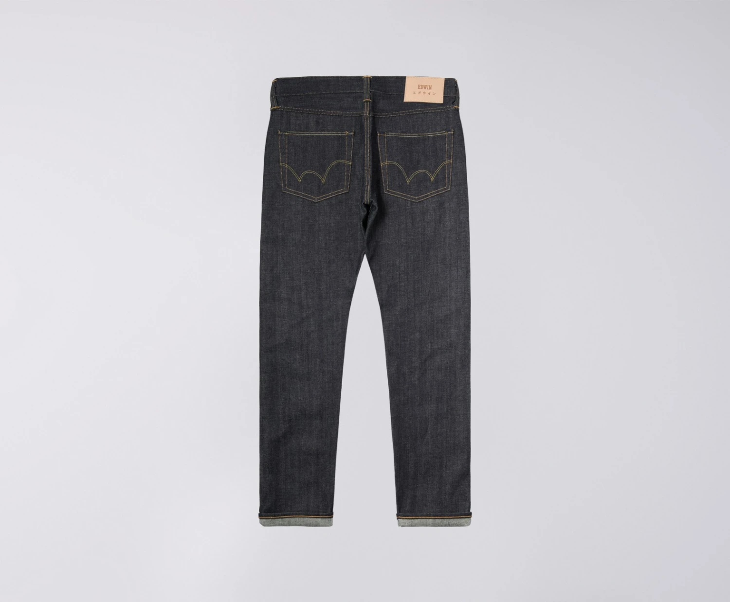 Edwin Edwin ED-55 Red Listed Selvedge Denim Blue Unwashed men 4 Edwin Edwin ED-55 Red Listed Selvedge Denim Blue Unwashed men