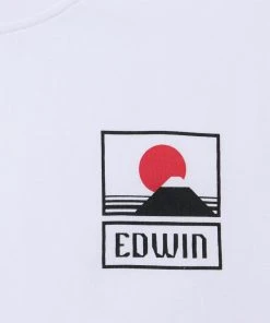 Edwin Sunset On Mt Fuji Tee - White