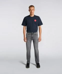 Edwin Ed 80 Slim Tapered Jeans Black Kentaro Wash