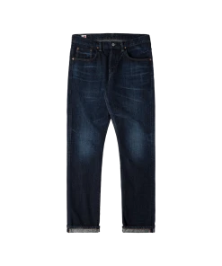 Edwin Regular Tapered Jeans Blue Dark Used L32