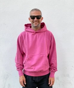 Edwin Raglan-Sleeve Hood Maruva Bo Tan Dye + Ozone