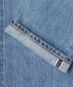 Edwin Regular Tapered ED-55 Kurabo Red Selvedge Light Blue Washed 14oz