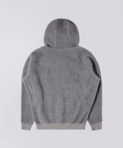 Edwin Grey Polyester Yuka Halfzip Hoodie