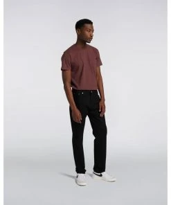 Edwin Regular Tapered Jeans - Black Rinsed