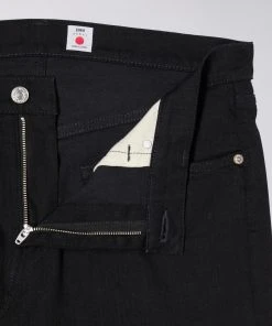 Edwin Regular Tapered Jeans - Black Rinsed