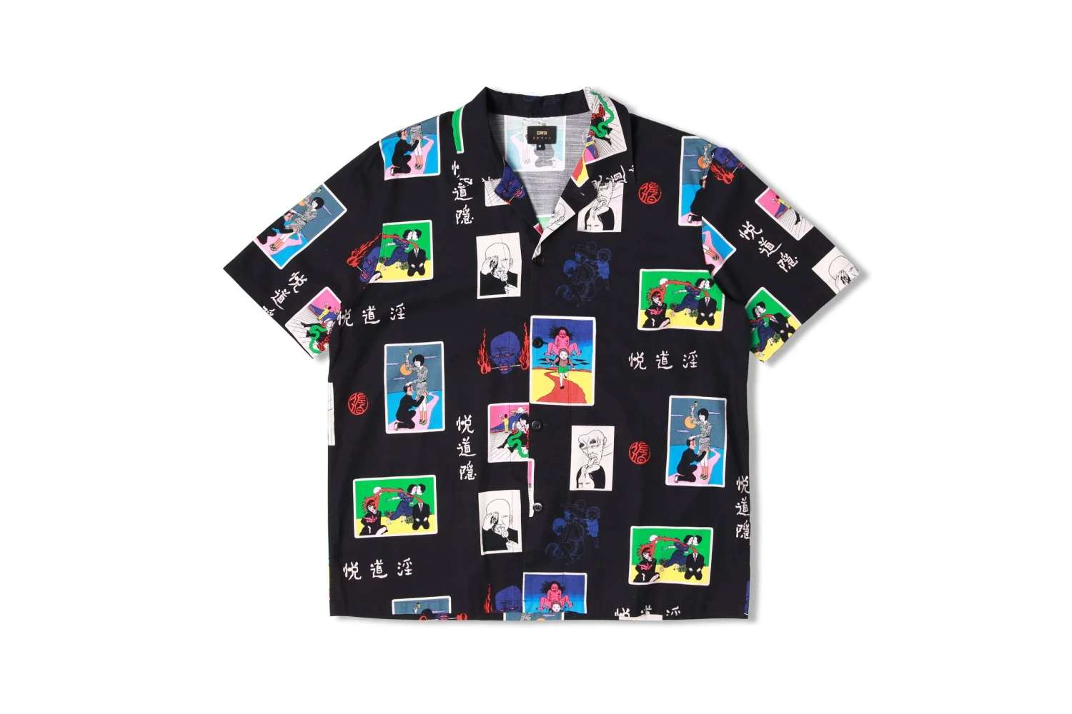 Edwin Toshio Saeki SS Shirt Black 3 Edwin Toshio Saeki SS Shirt Black