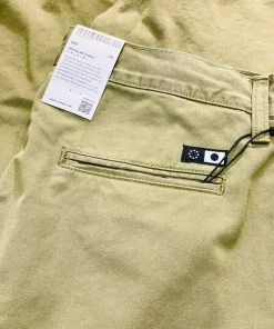 Edwin Edwin Regular Chino PFD Compact Twill Martini Olive garment dyed Jeans