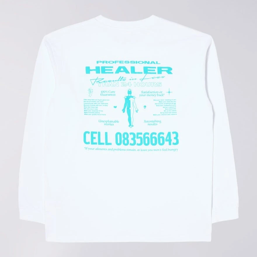 Edwin Pro Healer LS Tee White 4 Edwin Pro Healer LS Tee White