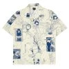 Edwin Wires Bloom Short-Sleeved Shirt (Off White)