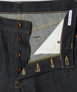 Edwin Nashville Straight Red Listed Selvage Denim Blue Unwashed