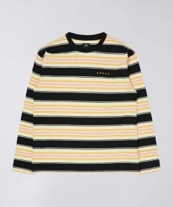 Edwin Quarter Jersey LS - Yellow / Black
