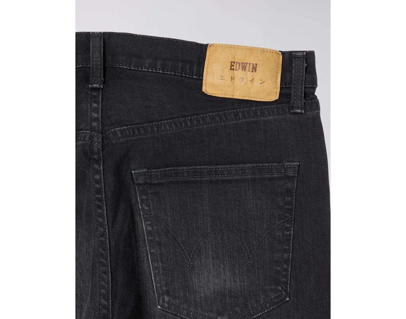 Edwin Slim Tapered Jeans - Black Dark Used 7 Edwin Slim Tapered Jeans - Black Dark Used
