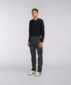 Edwin Edwin ED-55 Red Listed Selvedge Denim Blue Unwashed men 12 Edwin Edwin ED-55 Red Listed Selvedge Denim Blue Unwashed men