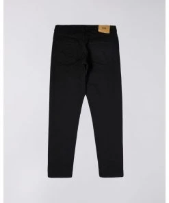 Edwin Regular Tapered Jeans - Black Rinsed