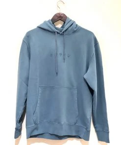 Edwin Katakana Natural Hoodie Sweat Heavy Felpa Indigo Natural Garment Dyed
