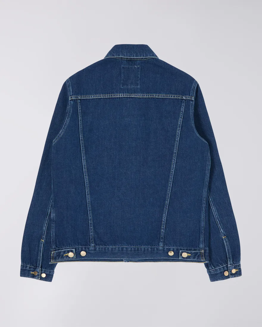 Edwin E-Classic Jacket - Blue Mid Stone Wash 4 Edwin E-Classic Jacket - Blue Mid Stone Wash
