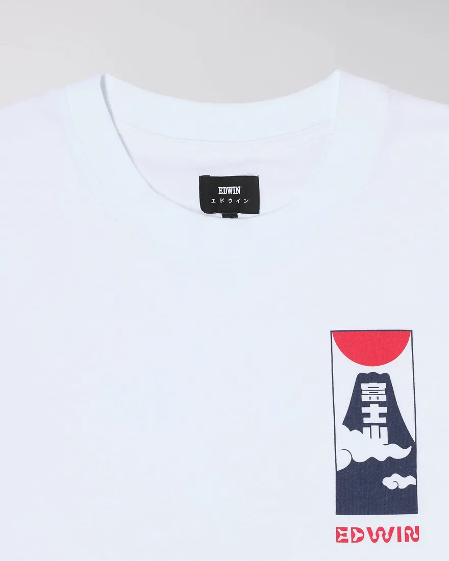 Edwin Cloudy T Shirt White 8 Edwin Cloudy T Shirt White