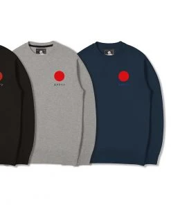 Edwin Navy Japanese Sun Sweatshirt