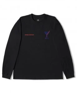 Edwin Paradise Inn LS T-Shirt - Black