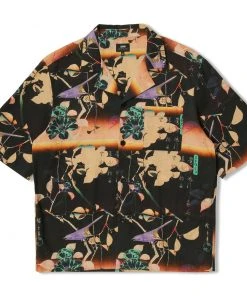 Edwin Hiroshige Shirt SS Dark AOP