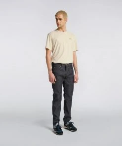 Edwin ED-55 Yoshiko Left Hand Denim Blue Unwashed 12.6oz 15 Edwin ED-55 Yoshiko Left Hand Denim Blue Unwashed 12.6oz