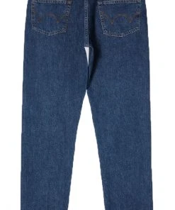 Edwin 'Made in Japan' Slim Tapered Blue x White Kaihara Selvage Jeans (Akira Wash)