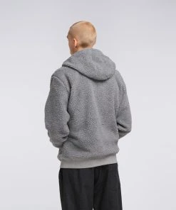 Edwin Grey Polyester Yuka Halfzip Hoodie