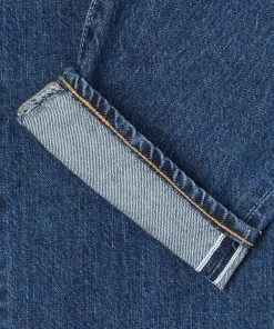 Edwin 'Made in Japan' Slim Tapered Blue x White Kaihara Selvage Jeans (Akira Wash) 9 Edwin 'Made in Japan' Slim Tapered Blue x White Kaihara Selvage Jeans (Akira Wash)