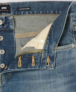 Edwin Ed 80 Tapered Jeans Blue Ariki Wash