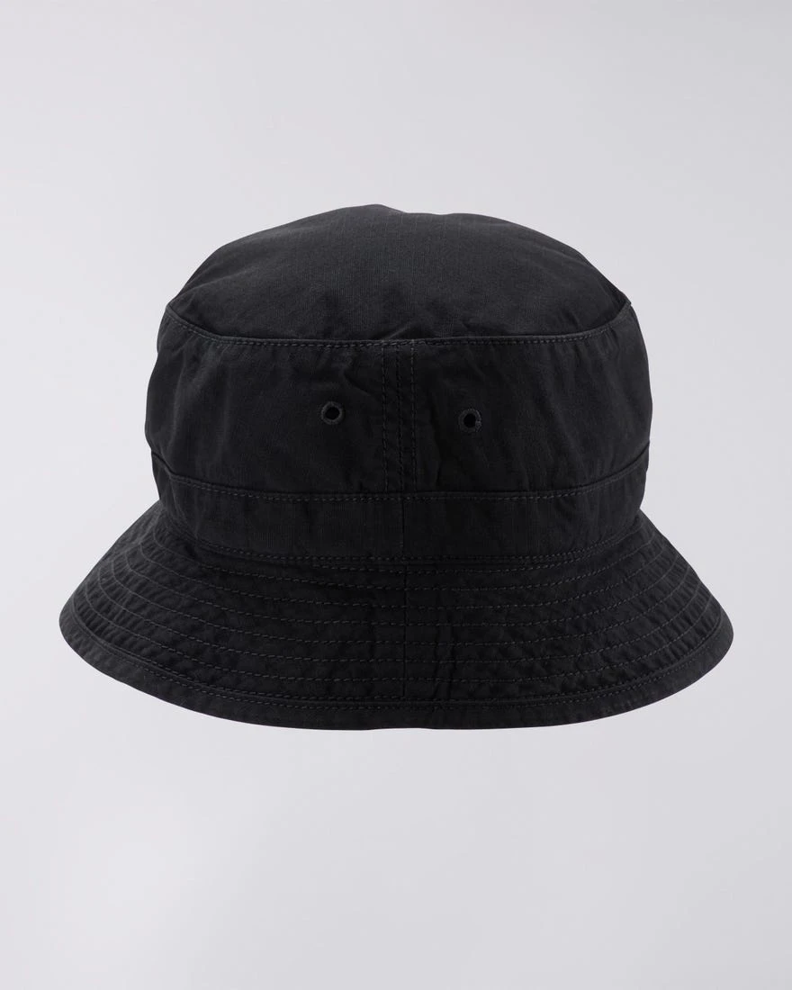 Edwin Rip Stop Bucket Hat Black 5 Edwin Rip Stop Bucket Hat Black
