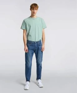 Edwin Regular Tapered Jeans Blue Mid Used