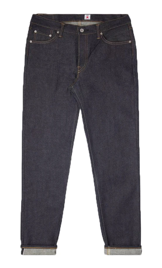 Edwin 'Made in Japan' Regular Tapered Kaihara Blue x White Selvage Jeans (Blue Unwashed) 3 Edwin 'Made in Japan' Regular Tapered Kaihara Blue x White Selvage Jeans (Blue Unwashed)