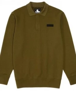 Edwin Polo Sweat Uniform Green